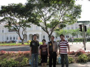 In front of National Museum