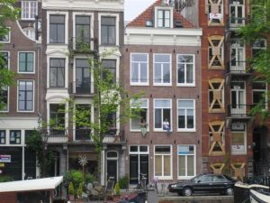 Narrow houses in Amsterdam